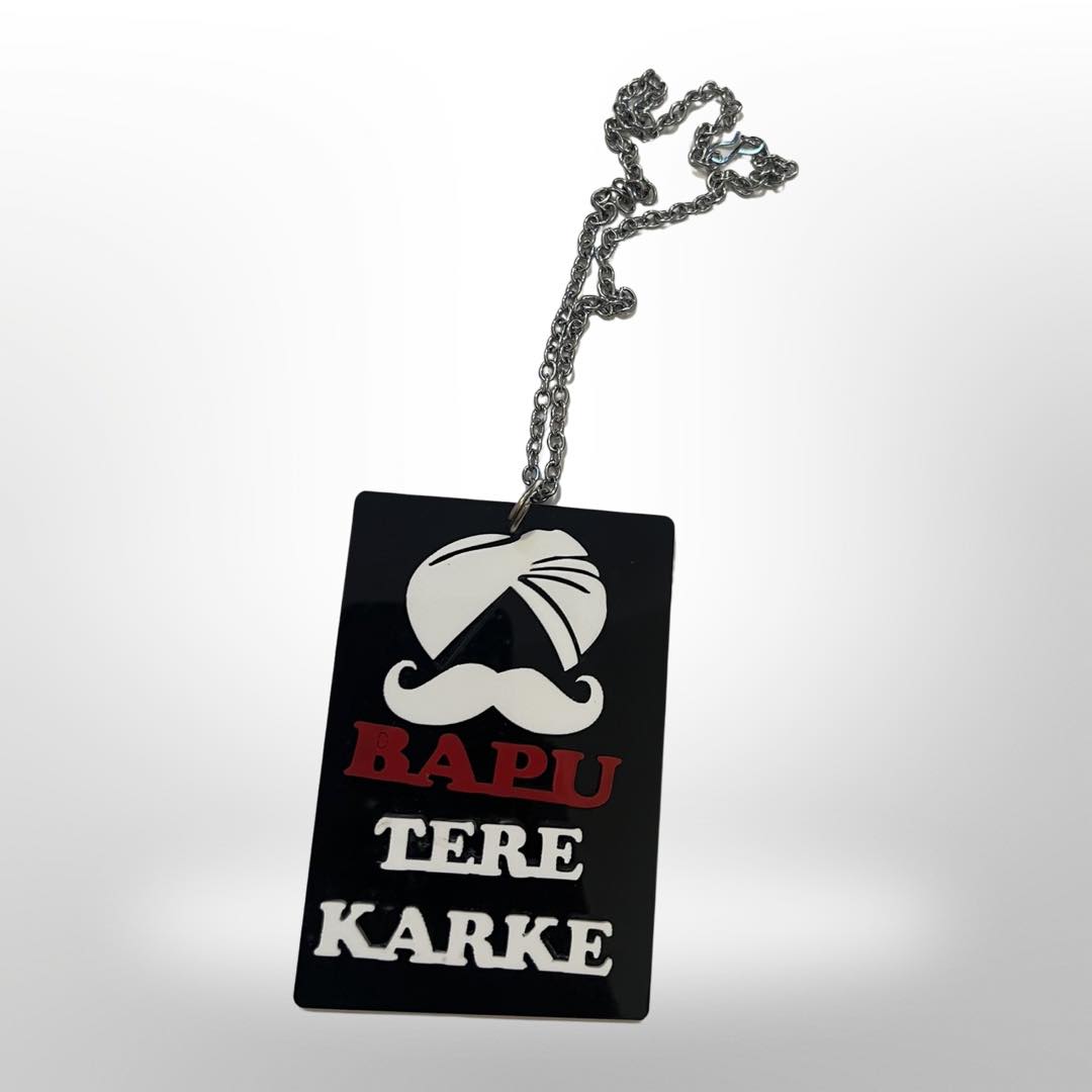 Carhanger "Bapu tere karke"