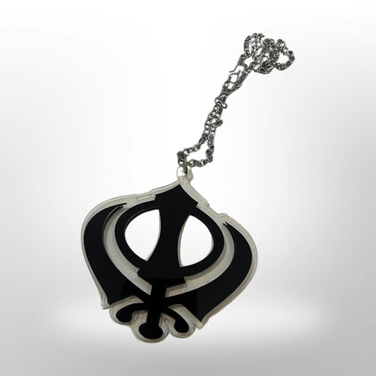 Sikh Khanda - Or/bleu/noir