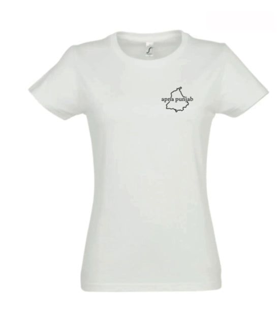 Apna Punjab T-shirt basique femmes - Noir/Blanc