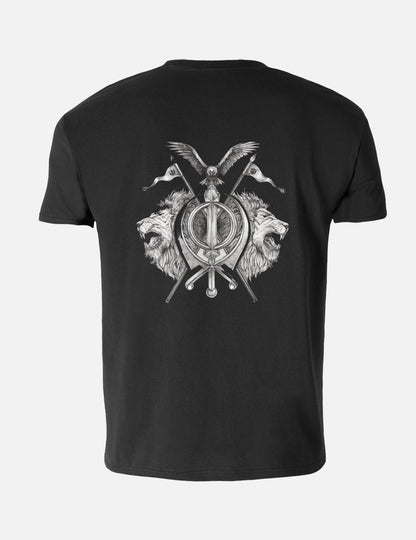 T-shirt black Khanda