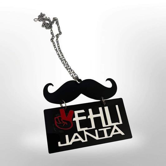 Car hanger "VEHLI JANTA" - moustache