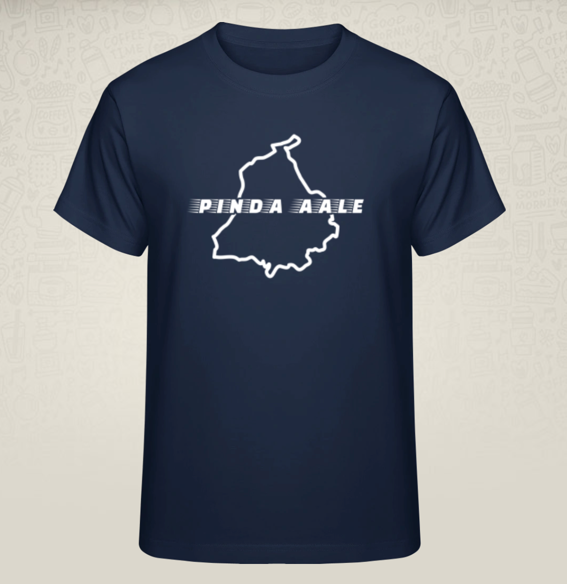 Pinda Aale basic T-shirt — navy blue