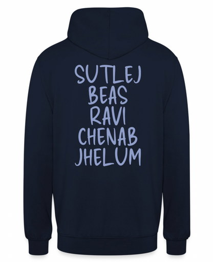 5 rivieren van Punjab UNISEX hoodie