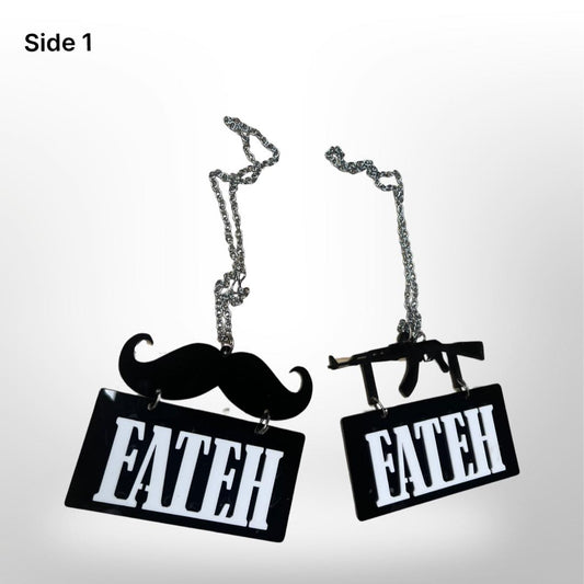 Cintre de voiture "fateh" - moustache/pistolet