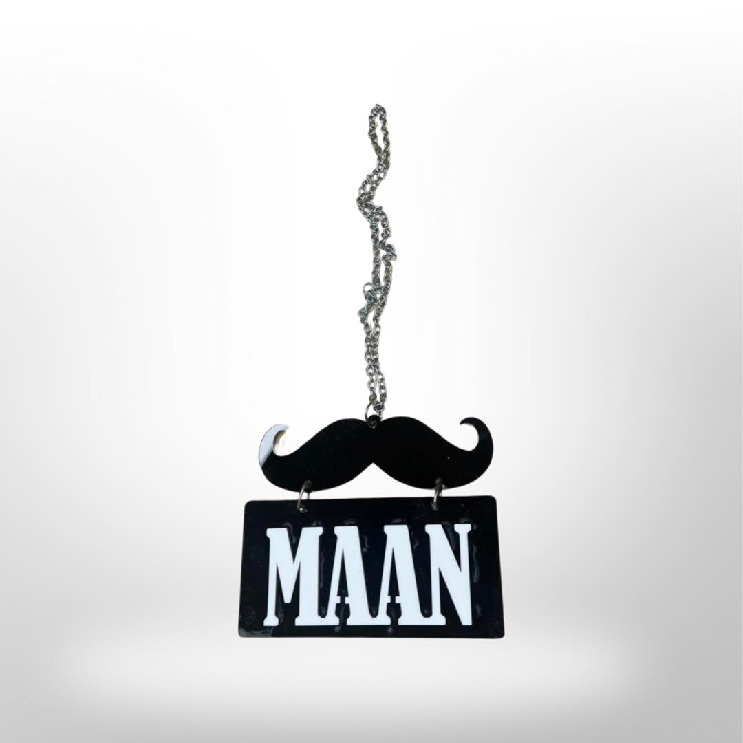 "Maan" car hanger - moustache